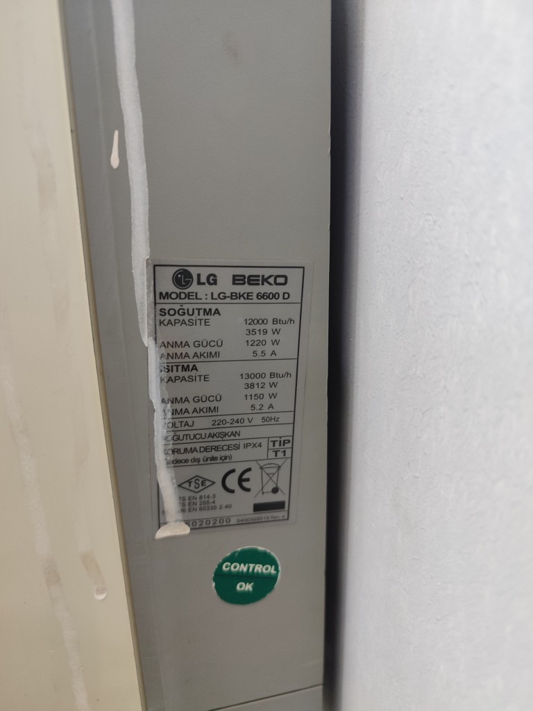 LG - Beko 12000 Btu On-Off Klima görsel 3